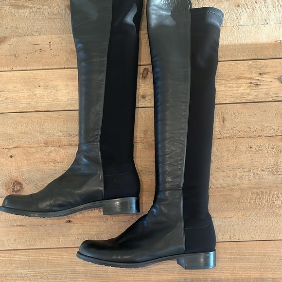 Stuart Weitzman 50/50 over the knee boot - Picture 4 of 9